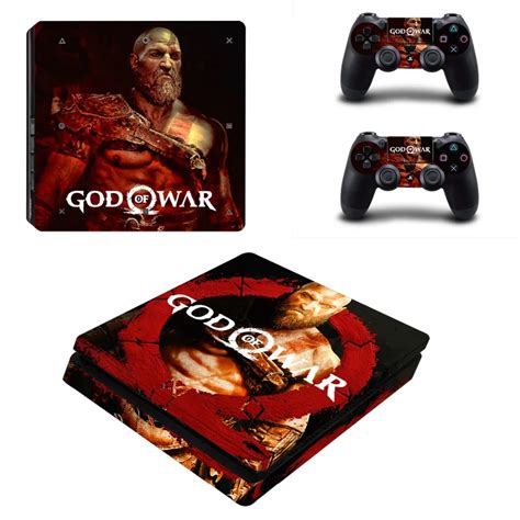 Game God Of War PS4 Slim Skin Sticker For Sony PlayStation 4 Console