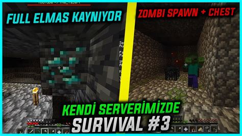 Madene Indik Minecraft Kendi Serverimizde Survival 3 YouTube