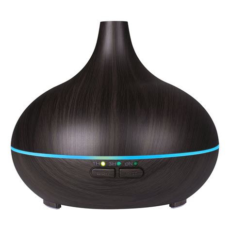 Victsing Ml Mini Ultrasonic Aroma Essential Oil Diffuser Wood Grain