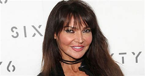 Lizzie Cundy Turns Boob Baring Biker Babe In Plunging Leather Catsuit Daily Star