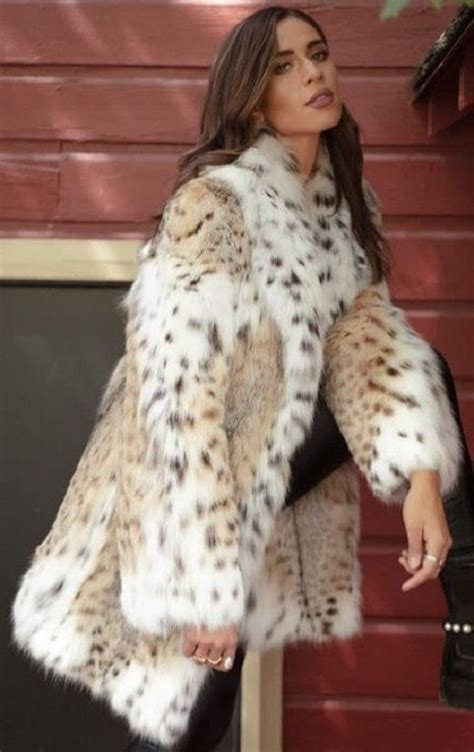 Mink Jacket Vest Coat Boho Chic Sitka White Fur Fur Fashion Lynx