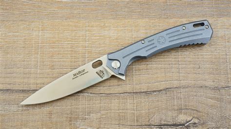 Складной нож НОКС "Майор" S35VN, Титан, краткий видео обзор и ...