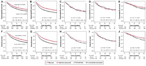 Kaplan Meier Survival Curves In Patients With Npc Of Different