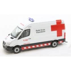 Herpa Mercedes Benz Sprinter Ambulance Rode Kruis B Ho