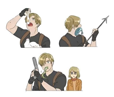 Resident Evil Funny Resident Evil Leon Anime Meme Devil May Cry