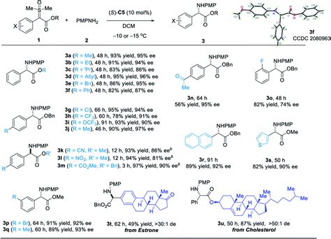 Organocatalytic asymmetric synthesis of α amino esters from sulfoxonium