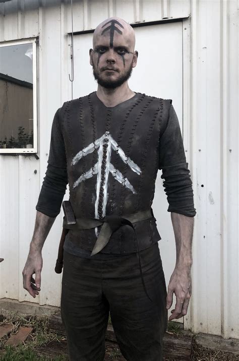 Floki The Boat Builder Costume Leather Armour Made By Me And Make Up