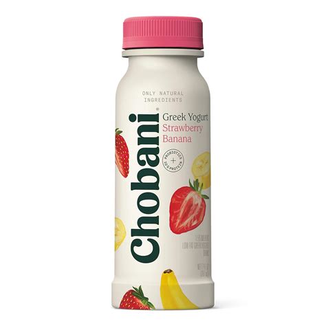 Amazon Chobani Strawberry Banana Low Fat Greek Yogurt Drink Oz