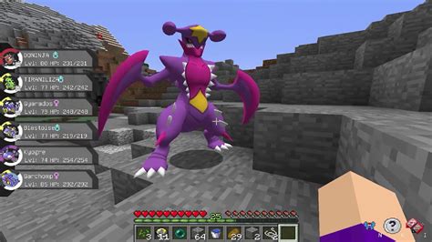 Minecraft MEGA GARCHOMP SHINY 19 PIXELMON DONAT3LO YouTube