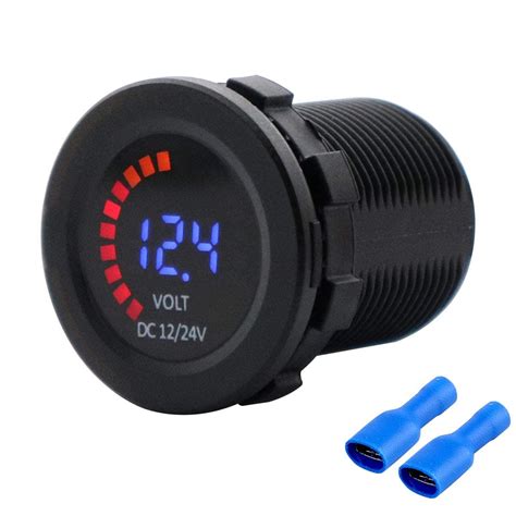 Led Digitale Anzeige Kfz Voltmeter V V Spannungsmesser F R Auto