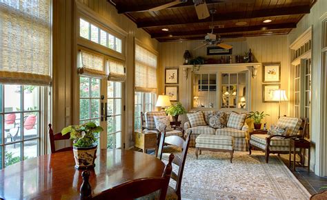 Modern French Country Transitional Sunroom Houston By The