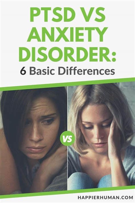 Ptsd Vs Anxiety Disorder 6 Basic Differences Happier Human