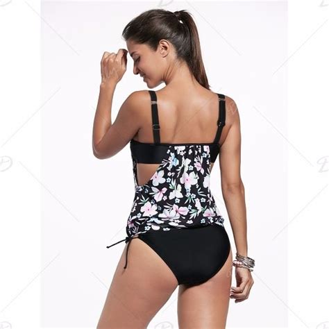 Traje De Baño 3 Piezas Calzon Bikini Pareo Negro Blanco 575 00 en