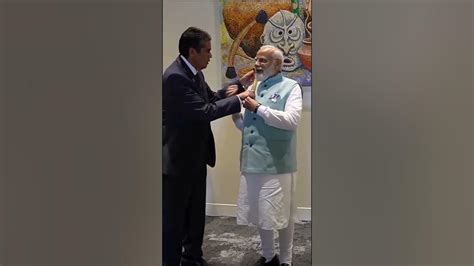 Palau President Honours Pm Modi With Ebakl A Symbol Of Leadership And Wisdom Youtube