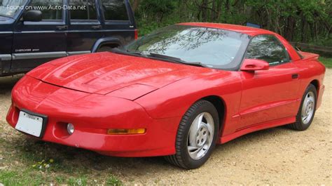 1995 Pontiac Firebird Iv 38i V6 208 Cv Automatic Ficha Técnica Y