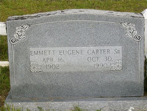 Emmett Eugene Carter Sr 1902 1990 Mémorial Find a Grave