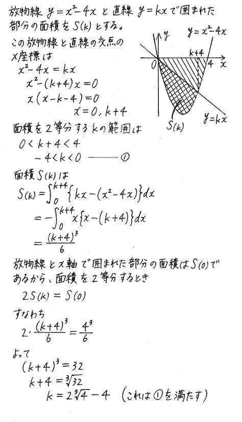 新課程 4プロセス数学Ⅱ P115 8 定積分と面積