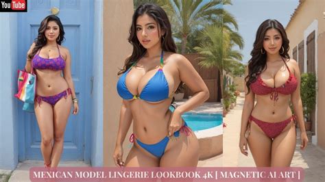 Mexican Model Lingerie Lookbook K Magnetic Ai Art Youtube