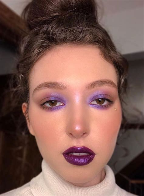 Katie Jane Hughes Glossy Lavender Eye Makeup Look Artofit