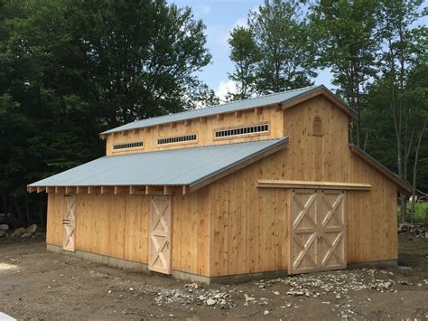 Barn Kit Horse Barns - Harvest Moon Timber Frame