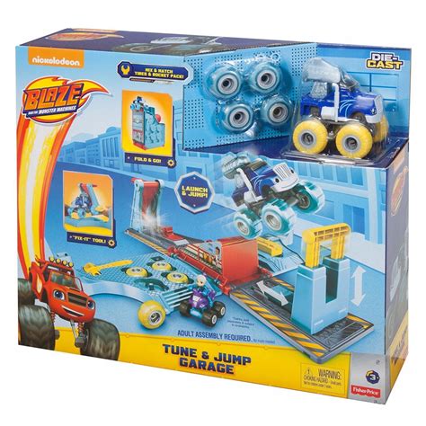 Hot Wheels Blaze Warsztat ze skocznią FHV41 Zabawki Samochody Samoloty i Motory Zabawki