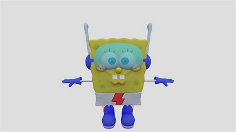 Nasb2 Spongebob Quickster Download Free 3d Model By Smf Friends Fan