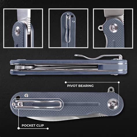 Ganzo Fh Gy Ball Bearing Pocket Folding Knife D Steel Blade G