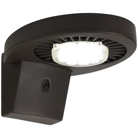 Brink S Home Security Brown Led Dusk To Dawn Floodlight At Lowes