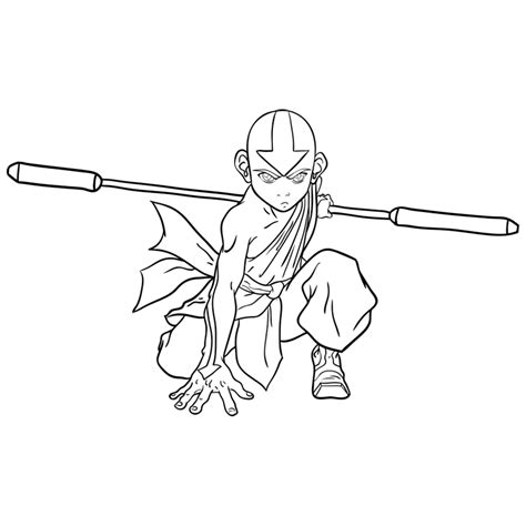 Learn how to draw Aang drawing - Avatar characters - EASY TO DRAW ...