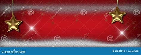 Christmas Stars Banner Background Stock Photo Image Of Merry Banner