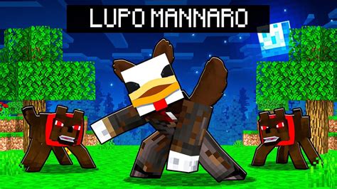 Sono Diventato Un Lupo Mannaro Su Minecraft Youtube