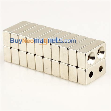 Pcs Mm X Mm X Mm Thick With Holes Mm N Strong Block