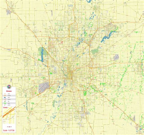 street map of indianapolis