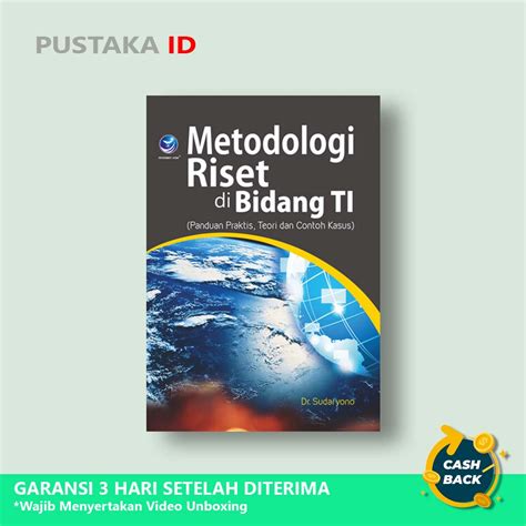 Jual Buku Metodologi Riset Di Bidang Ti Panduan Praktis Teori Dan