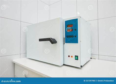 Sterilizer Machine for Medical Supplies Sterilization Stock Image ...