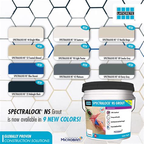 Spectralock Ns New Colors In 2023 New Color Epoxy Grout Color