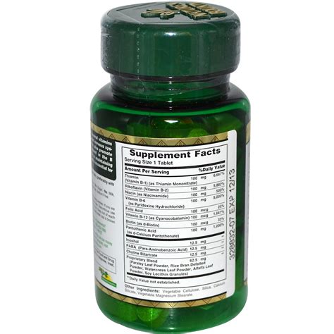 Nature's Bounty, B-100 Ultra B-Complex, 50 Coated Tablets - iHerb