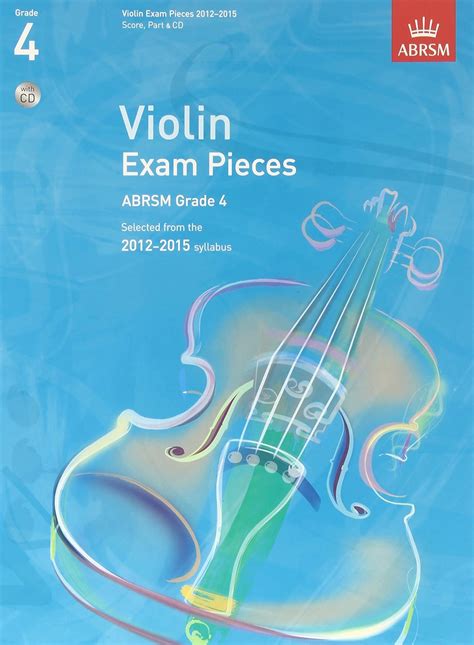 Violin Exam Pieces Abrsm Grade Score Part Cd Selected