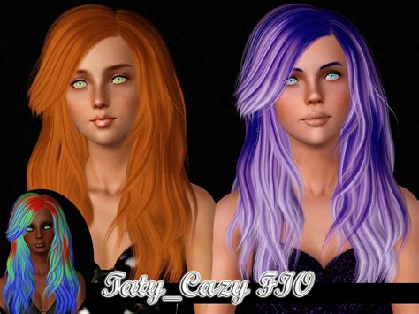 Cazy S NewSea S Retextured Hairstyles By Taty