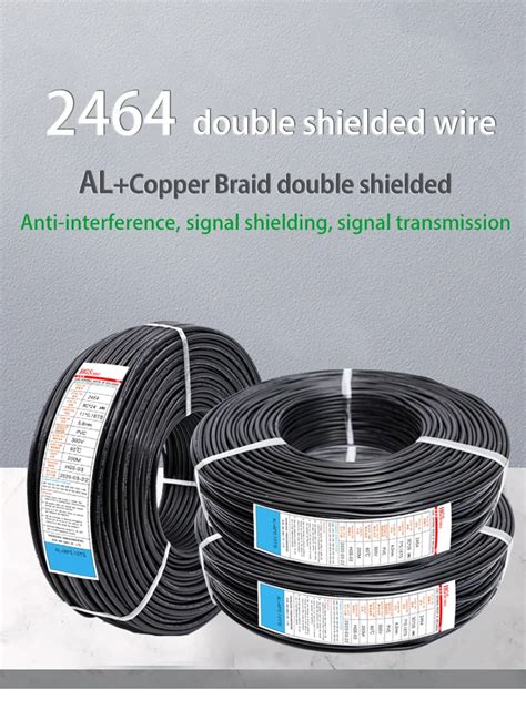 Core Double Shield Wire Pvc Electrical Signal Wire Awg Ul Buy