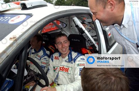 Markko Martin EST Michael Park GBR Ford Focus RS WRC 03 Had Moved