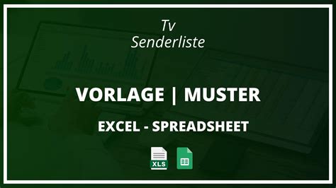 Tv Senderliste Excel Muster Vorlage