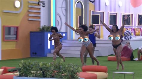 Linn Da Quebrada Jessi E Nat Lia Pulam De Topless Na Piscina Do Bbb