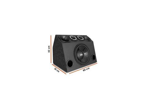 Caixa Trio Completa W Rms Subwoofer Shutt Beatz Driver Super