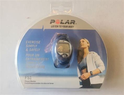 Polar Fs1 Fitness Monitor Watch With Hear Rate Tracker 725882287713 Ebay