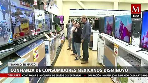 Confianza De Los Consumidores Mexicanos Disminuy En Marzo Banxico