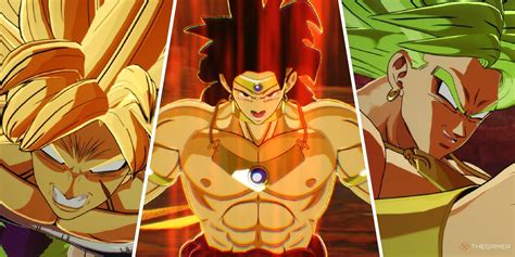 The Best Versions Of Broly In Dragon Ball Sparking Zero