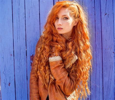 Hair Hairstyle Blond Orange Long Hair Beauty Porn Pic