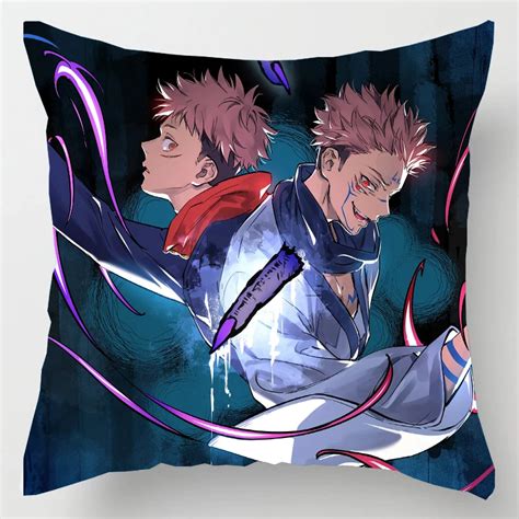 Sukuna Itadori Anime Jujutsu Kaisen Pillow Jujutsu Kaisen Merch Store