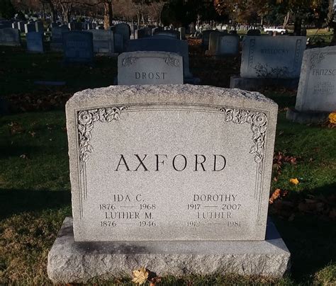 Luther Mapes Axford Find A Grave Memorial